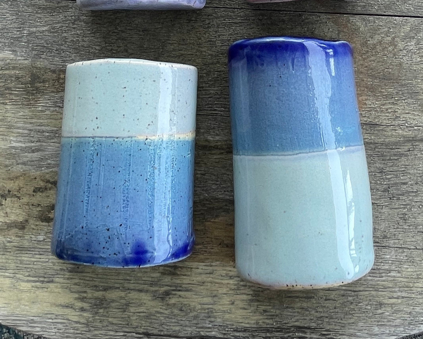 Double Blue Wall Vessel No. 01