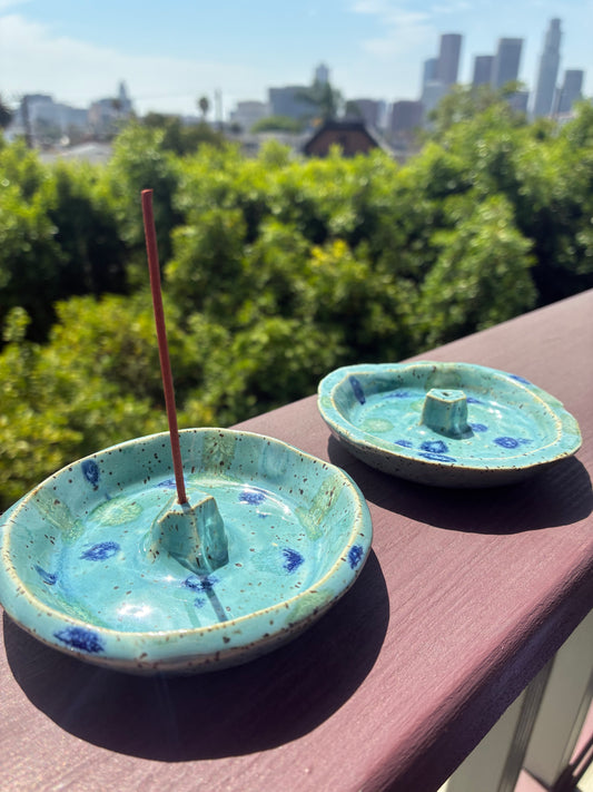 Blue Incense Holder