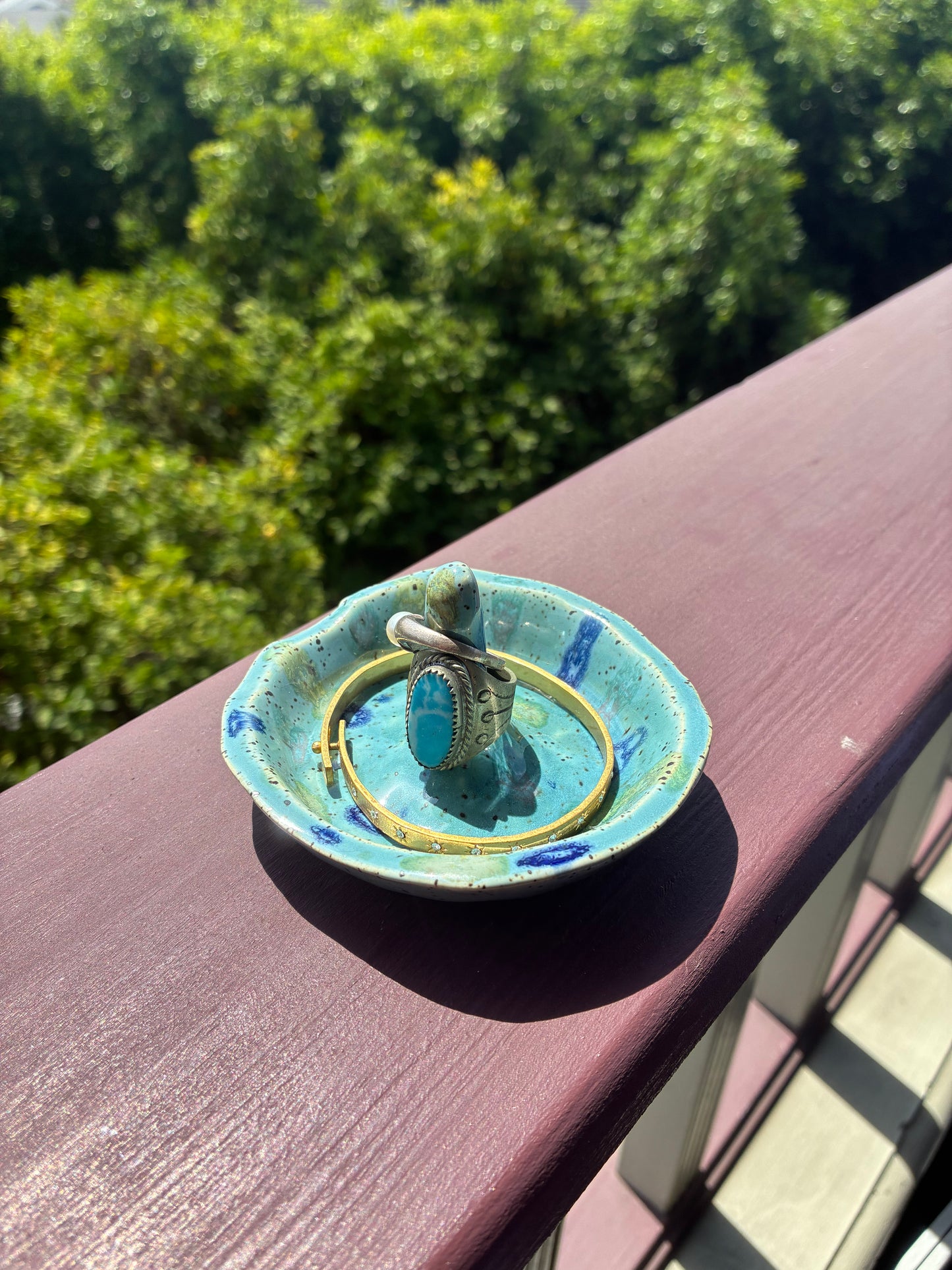 Turquoise Ring Holder